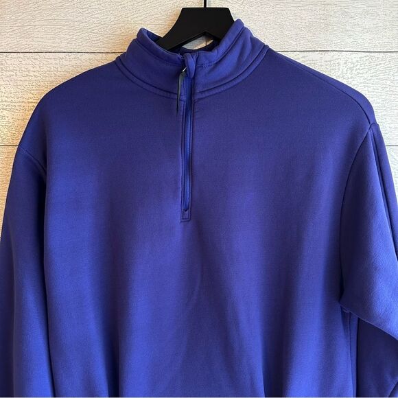 Athleta Altitude Polartec Half-Zip Sweatshirt Noble Blue M - Picture 5 of 12